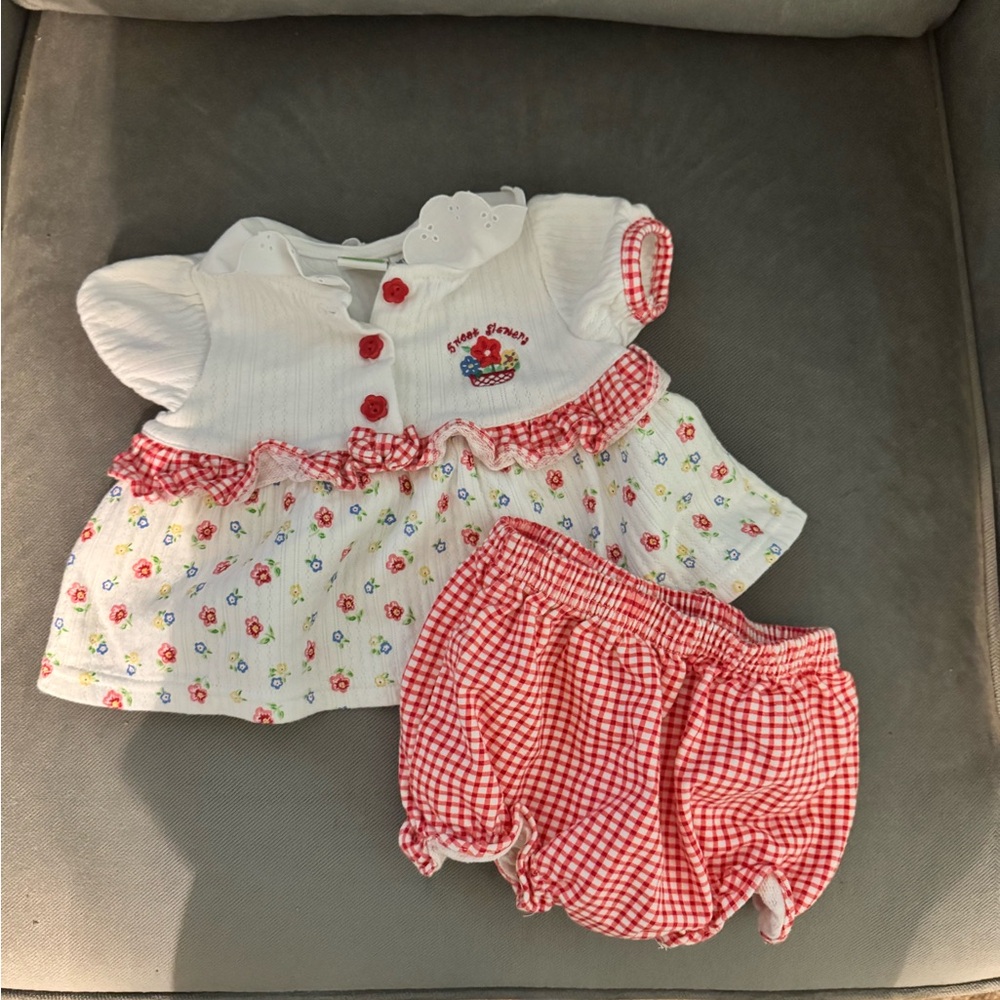 Sesame Street Red and White Diaper Cover